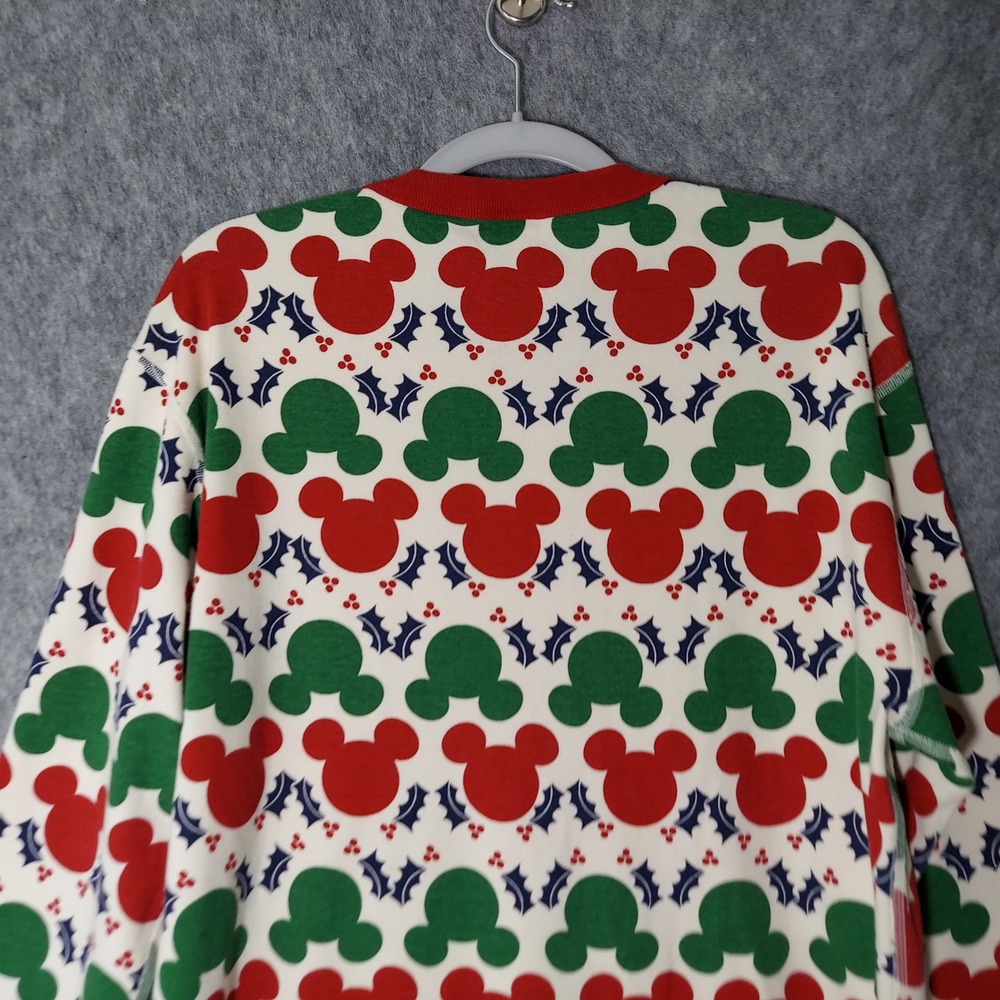 Disney Hanna Andersson Pajama Shirt Xl Mickey Mouse Christmas Organic Cotton - Picture 7 of 8